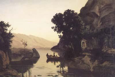 Vue prise de Riva (mk11), Jean Baptiste Camille  Corot